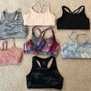 Athleta Girl size medium Performance Sports Bras - Multi-Pack